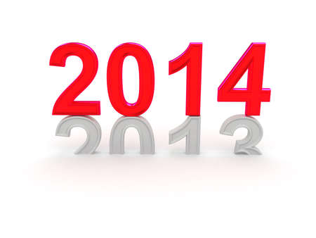 Happy New Year 2014. 3d