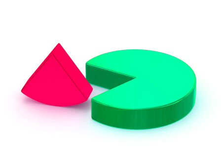 business chart. 3dの写真素材