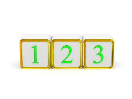 1 2 3 blocks. 3d
