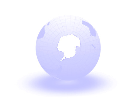 Globe. 3d. Antarctica. Elements of this image furnished by NASAの写真素材