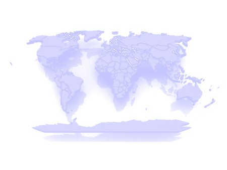 Map of the world. 3d