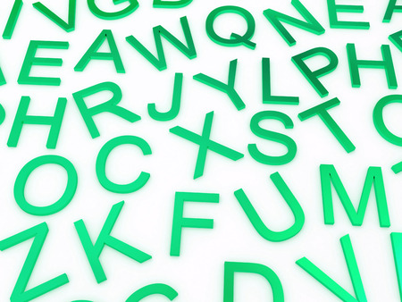 letters of the English alphabet. backgroundの写真素材