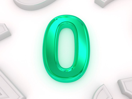 zero. 3dの写真素材