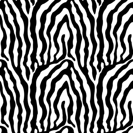Anival print,zebra texture seamless background black and white colorsのイラスト素材