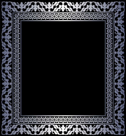 Retro stylish frame, the card layout for decorationのイラスト素材