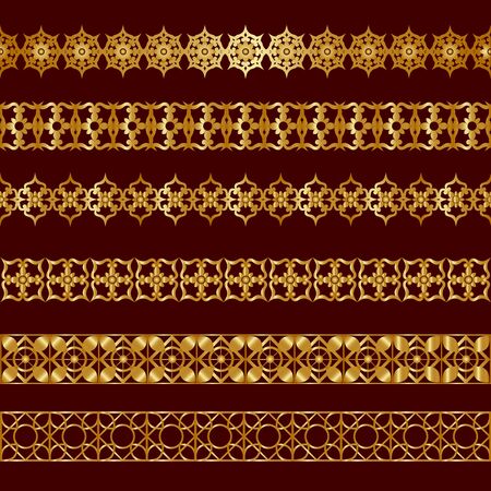 Set bordersのイラスト素材