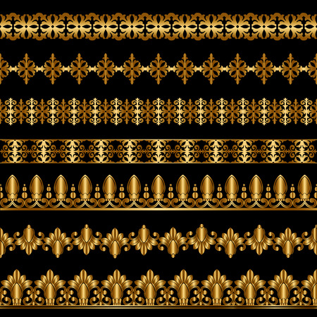 Set bordersのイラスト素材