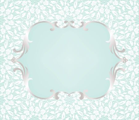 Background with silver frameのイラスト素材