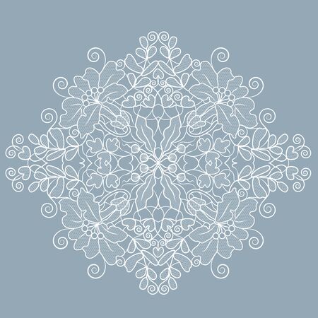 lace decorative elementのイラスト素材
