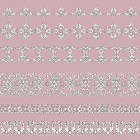 Set of bordersのイラスト素材