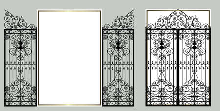 wedding invitation or greeting cardのイラスト素材