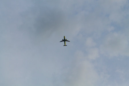 airplane in the sky