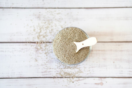 food chia healthy diet in white backgroundの写真素材