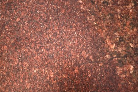 Background.Texture. Natural polished stone, tile for wall or floor. Red granite.の写真素材