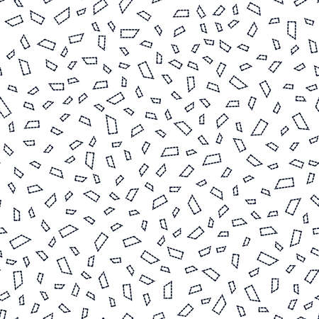 Seamless pattern in the form of a rectangle on a white background