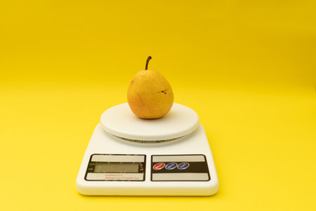 Small kitchen scales for vegetables, fruits and cereals