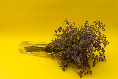 Bouquet of purple wildflowersの写真素材