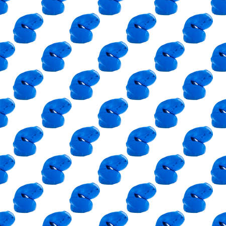 Seamless pattern from plastic and clay. Hand made craft vibrant clay texture print. Abstract shapes with clay texture for wallpaper. Funny background for packing.の写真素材