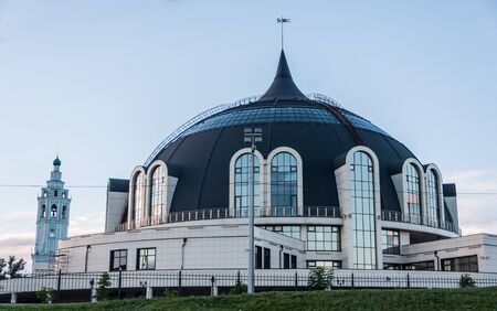 Tula, Russia - June 22, 2017: Tula State Museum of Weapons at sunsetのeditorial素材