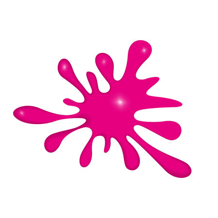 paint magenta splatter vector illustrationのイラスト素材