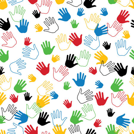 Seamless ornament or background White backgroundのイラスト素材