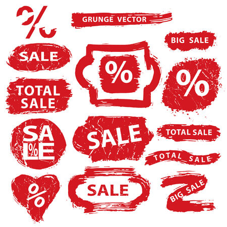 Sale.Grunge Stamps,badges,label,banners setのイラスト素材