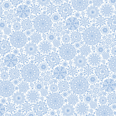 Snowflake pattern,ornament background,Winter elements.Christmas,new year holiday decor.Roundr shape, crystal Vector.Vintage Wallpaper,Retro wrap,textileのイラスト素材