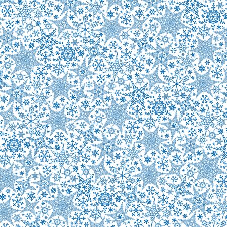 Snowflake pattern,ornament background,Winter elements.Christmas,new year holiday decor.Roundr shape, crystal stars.Vector.Vintage Wallpaper,Retro wrap,textileのイラスト素材