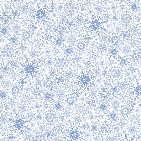 Snowflake lace pattern,ornament background.Christmas,new year holiday decor,Winter elements.Roundr shape,crystal Vector.Vintage backdrop,Retroのイラスト素材