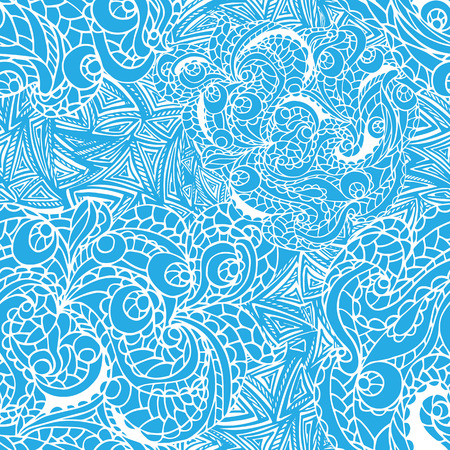 Abstract vector tribal ethnic background ,seamless  pattern. Outline ornament.For fabrics ,Wallpaper ,background,wrapping paper,backdropのイラスト素材
