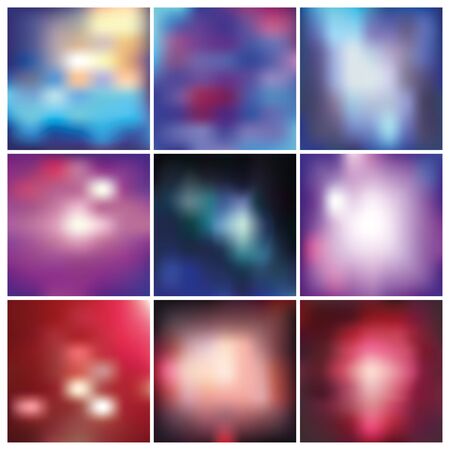 Abstract blurred effect backgrounds.Effect smooth blurred light,energy space,Elements for website,print,presentation.Watercolor blur.Blue,red and violet bright colors.Space,sky.Valentine dayのイラスト素材