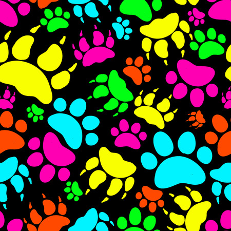 Cat and Dog Textile Pattern. Vector seamless.のイラスト素材