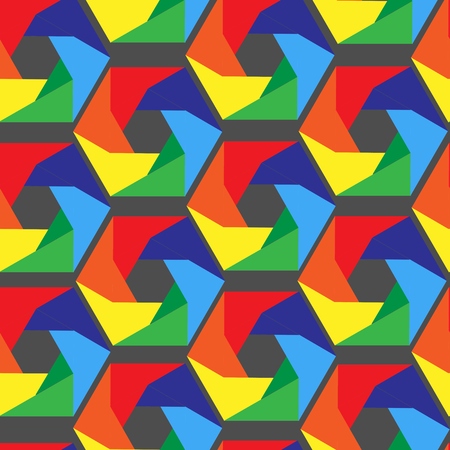Seamless pentagon background