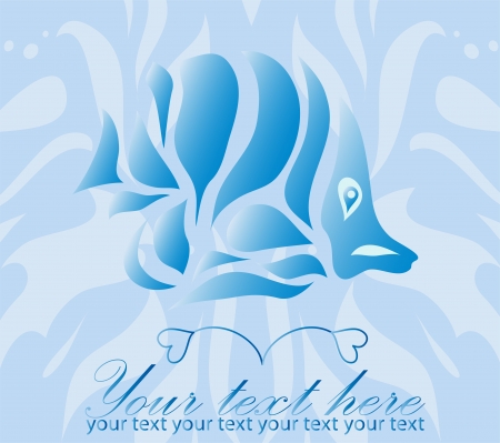 Vintage Ornament vector isolated on blue background (eps 10)のイラスト素材