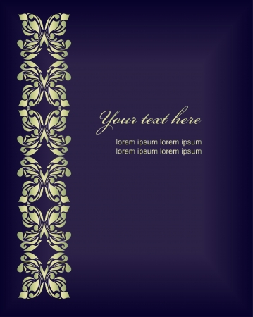 Retro floral background for valentine dayのイラスト素材