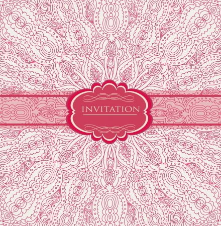Vintage background for invitation cardのイラスト素材