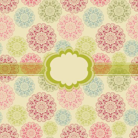 Beautiful colorful seamless lace background vector eps 10のイラスト素材