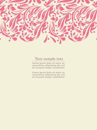 Vintage colorful scrap booking template for kid party, invitation, greeting, baby boy, girl shower card, Happy birthday label, postcard frame, child album. Vector illustration in vintage styleのイラスト素材