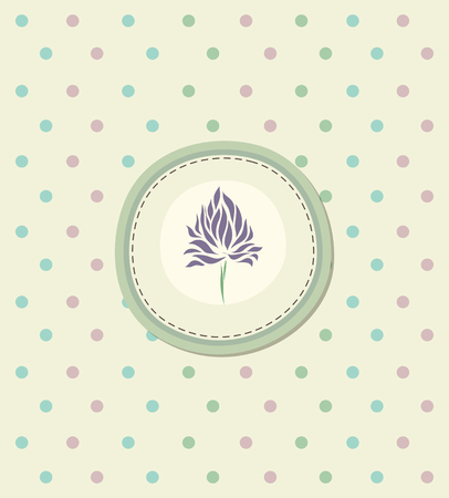 Doodle colorful template with element of design. Vector illustration in abstract styleのイラスト素材