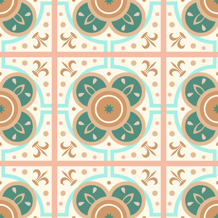 Seamless geometric arabesque oriental pattern. Vector traditional ethnic background. Perfect for fabrics, promotional products, notebooks.のイラスト素材