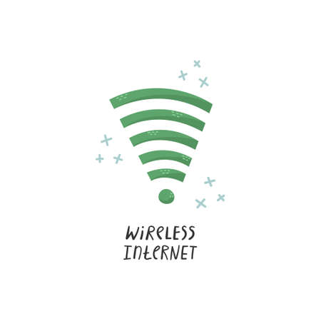 Vector internet illustration. binoculars. Search for information on the web.のイラスト素材