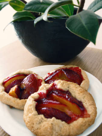 Plum biscuitsの写真素材