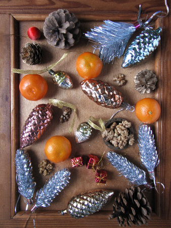 Christmas decorationsの写真素材