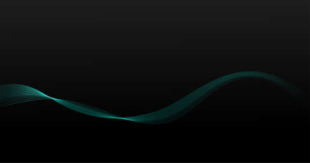 Abstract shiny blue waves background.のイラスト素材