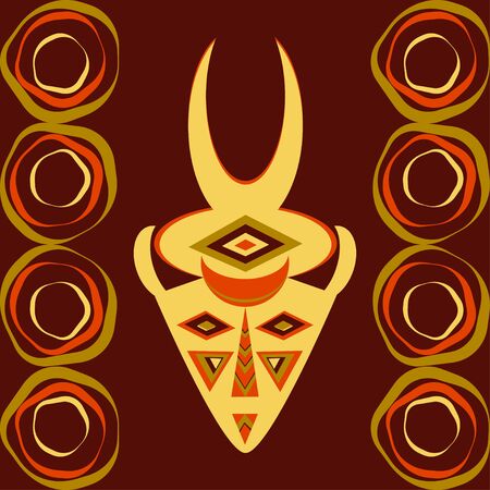 Abstract ethno patternのイラスト素材