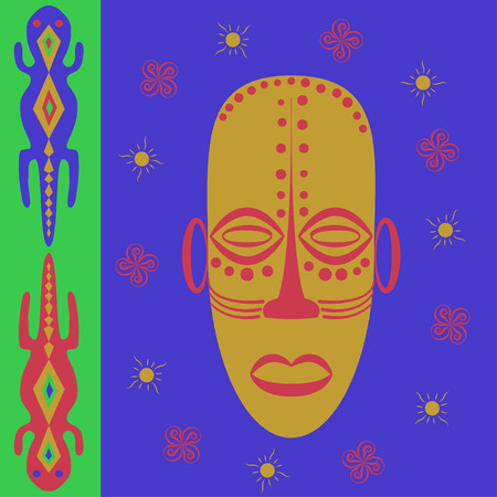 Abstract ethnic patternのイラスト素材