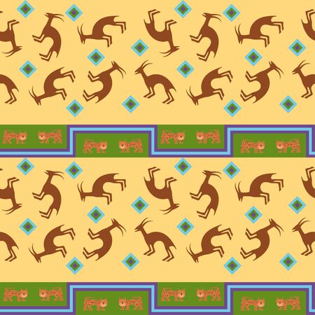 Abstract ethnic patternのイラスト素材