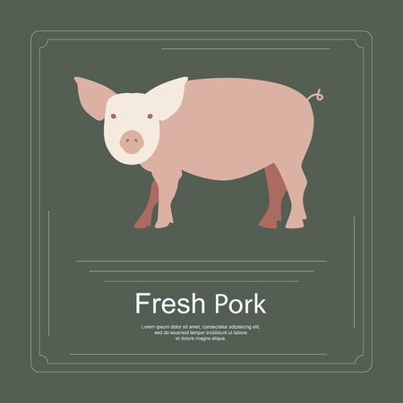 fresh porkのイラスト素材