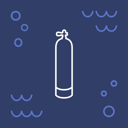 Icon diving tankのイラスト素材