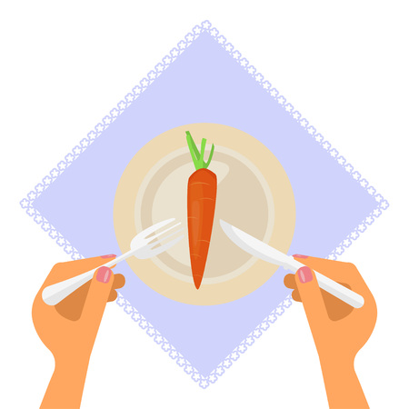 Dieting and nutrition planのイラスト素材